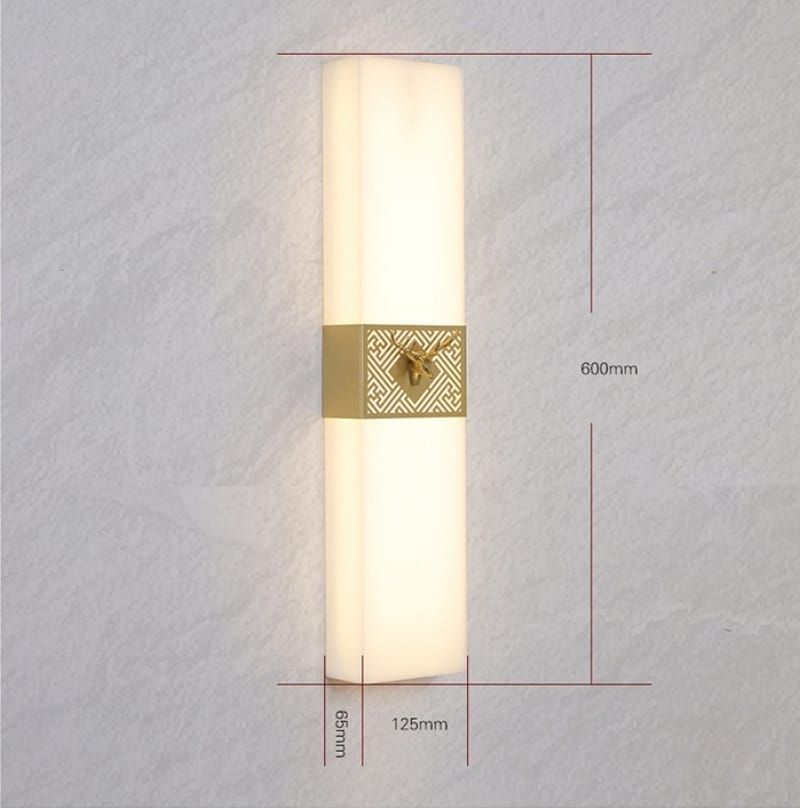 Đèn tường đầu giường phong cảnh bằng đồng XLF6512 11