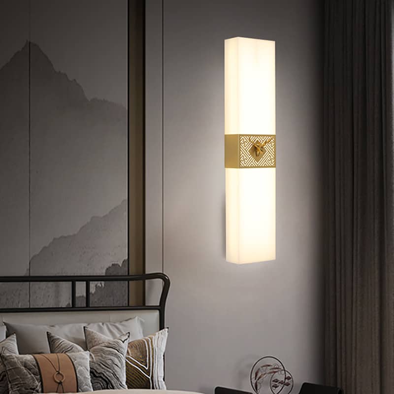 Đèn tường đầu giường phong cảnh bằng đồng XLF6512 5