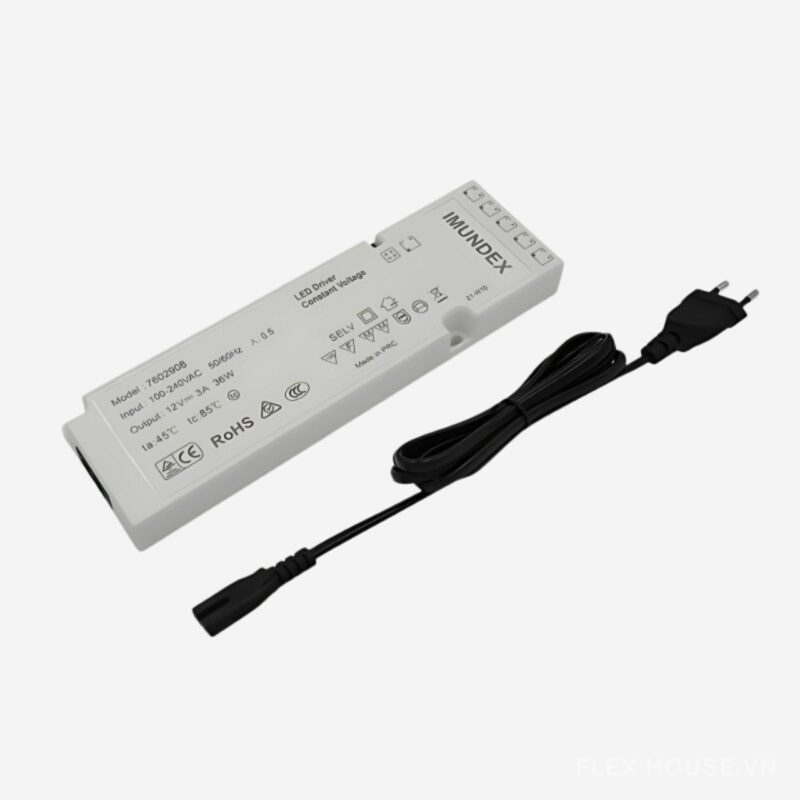 Nguồn đèn adapter 12VDC nhiều ngõ ra Imundex 760290