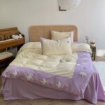 Bộ chăn ga gối cotton họa tiết bồ câu nhỏ MM0015