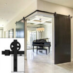 Bộ ray trượt cửa lùa barn door góc 90 độ RT1645
