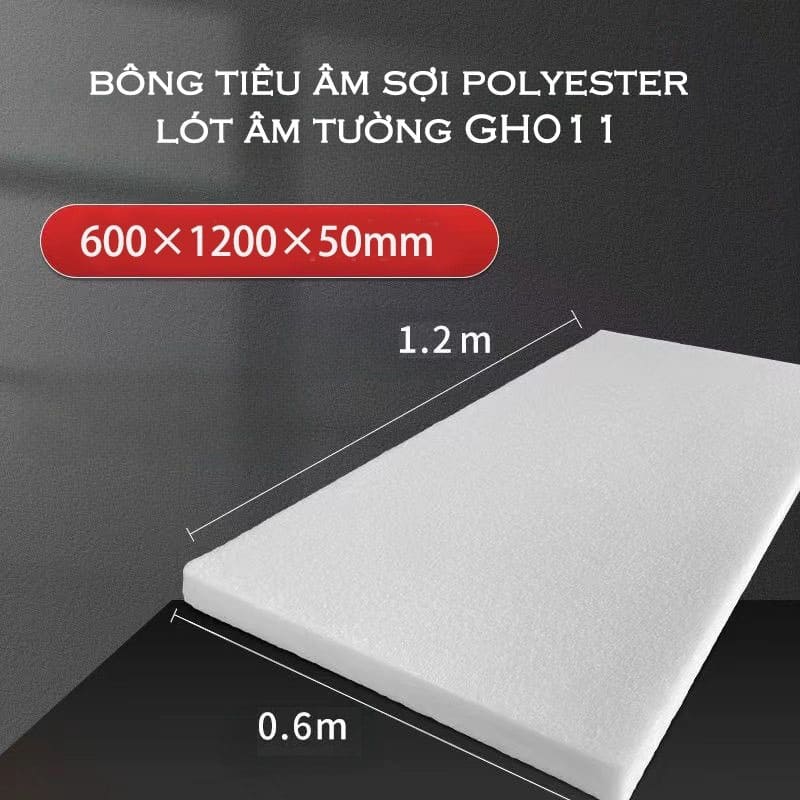 Bông tiêu âm sợi polyester lót âm tường GH011 9