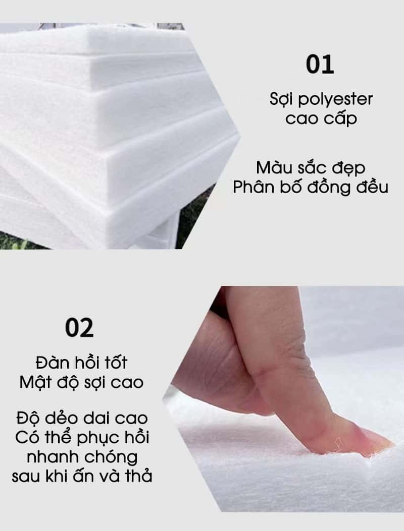Bông tiêu âm sợi polyester lót âm tường GH011 10