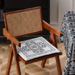 Đệm ghế hình vuông Jacquard dập nổi PCH5842