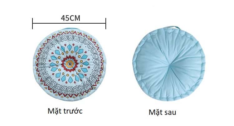 Đệm ghế polyester tối giản phong cách Maroc PCH4595 6