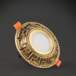 Đèn LED âm trần khung đồng hiện đại 10W JYL7005