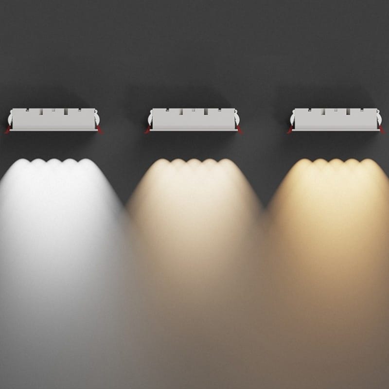 Đèn LED âm trần spotlight dài hiện đại tối giản FD6468 16