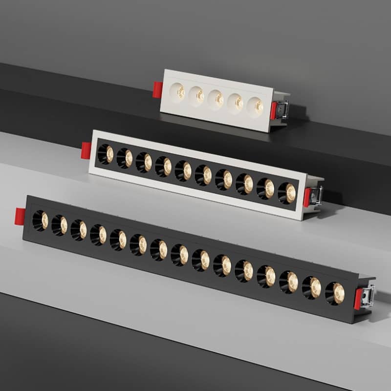 Đèn LED âm trần spotlight dài hiện đại tối giản FD6468 5