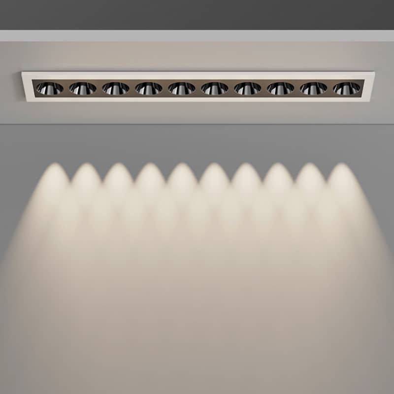 Đèn LED âm trần spotlight dài hiện đại tối giản FD6468 15