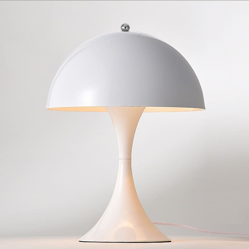 Đèn bàn hiện đại hình cây nấm trắng giản đơn HX1844 6