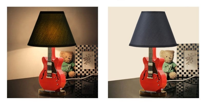 Đèn bàn thân đàn guitar hiện đại sáng tạo RX014 6
