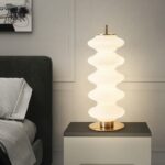Đèn bàn thủy tinh mờ kiểu chuỗi bạch ngọc HX8812