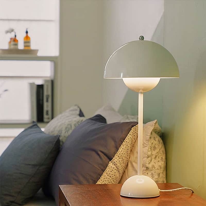 Đèn ngủ để bàn bằng thép hiện đại tối giản HX0238 7