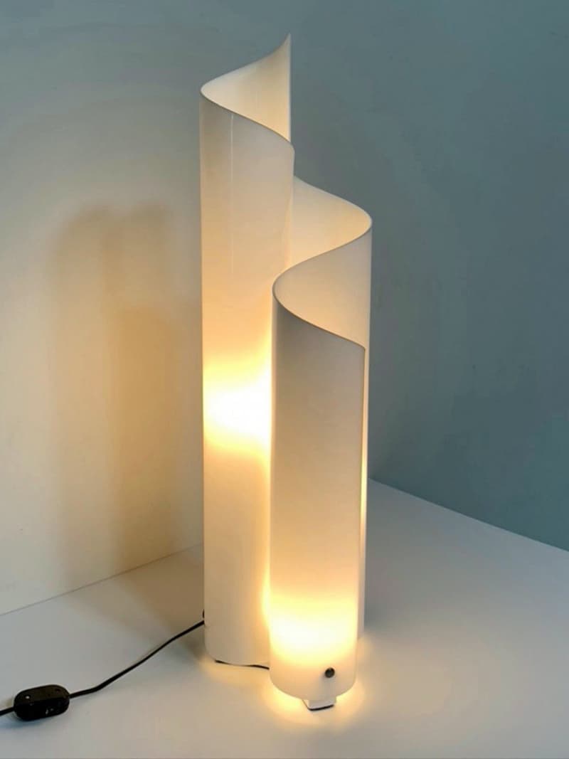 Đèn sàn acrylic dải lụa xoẳn hiện đại sáng tạo HX8699 7