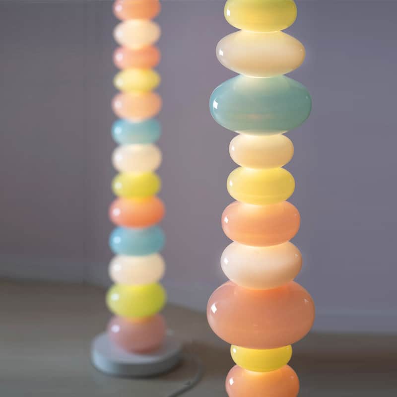 Đèn sàn chuỗi kẹo đủ màu xen kẽ sáng tạo HX6192 12