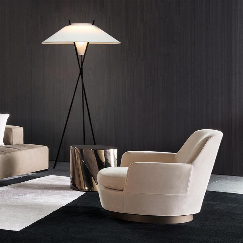 Đèn sàn vải chịu nhiệt ba chân hiện đại sáng tạo HX6143 4