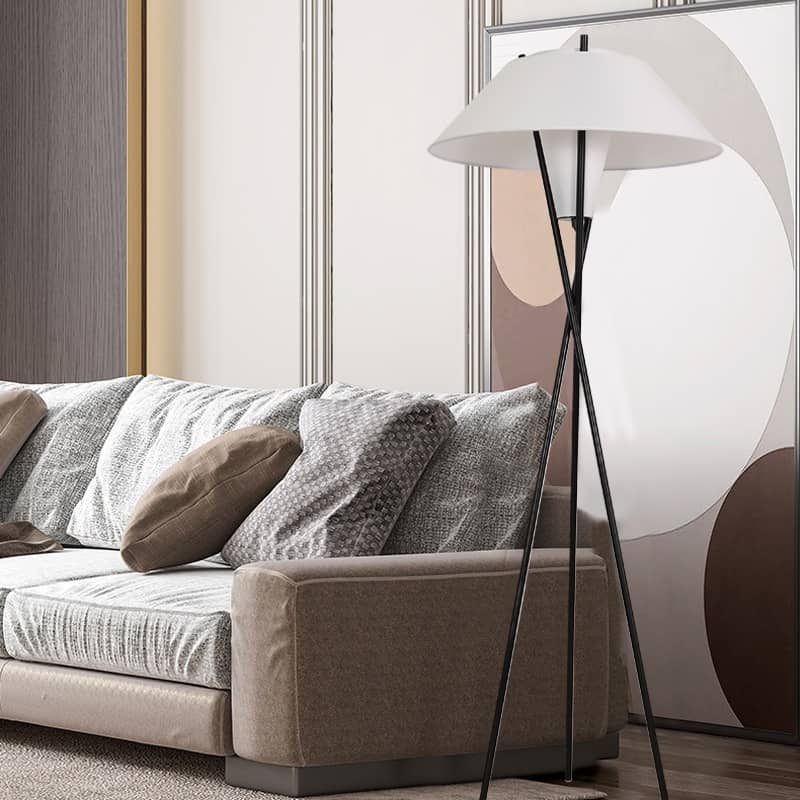 Đèn sàn vải chịu nhiệt ba chân hiện đại sáng tạo HX6143 5