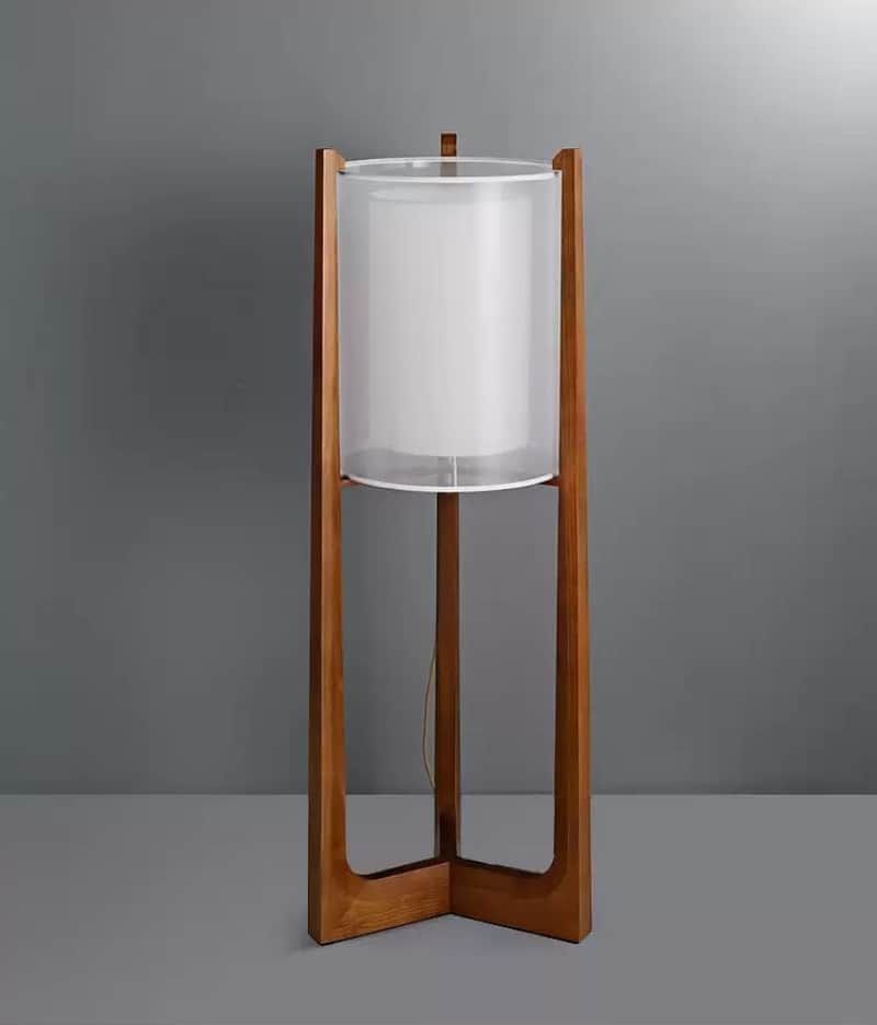 Đèn sàn vải trang trí phong cách Nhật Bản HX3338 7