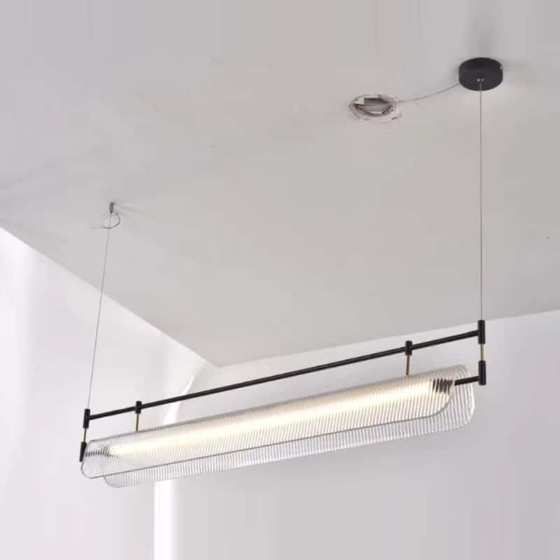 Đèn thả trần acrylic sọc dọc hiện đại tối giản HX9918 5