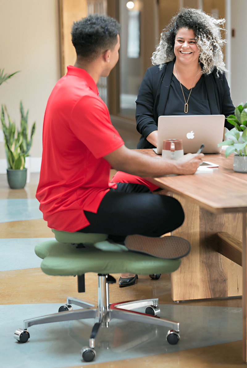 Ghế Soul Seat làm việc xếp chéo chân công thái học CX1 2