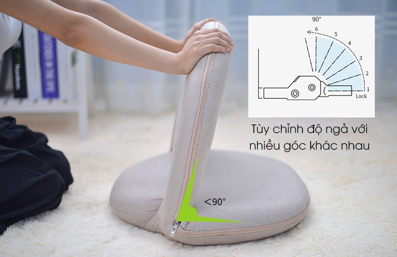 Ghế bệt xếp gọn ngồi đọc sách uống trà CZ6772 13