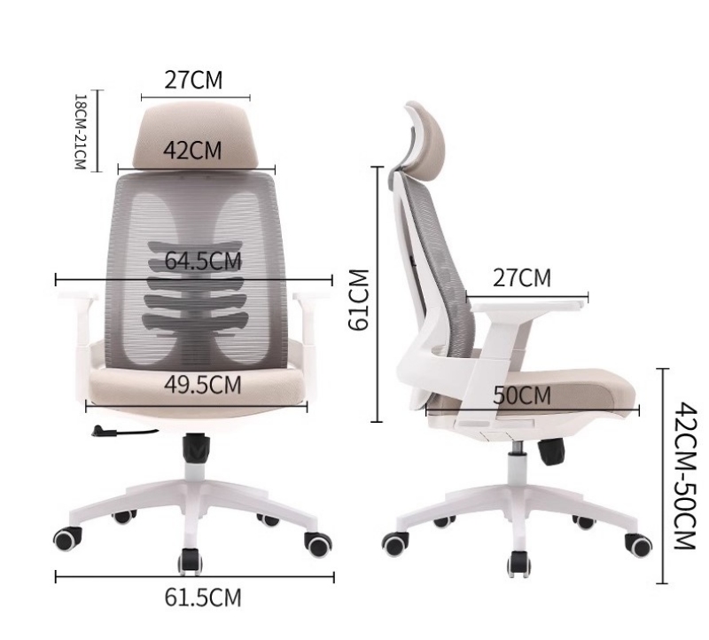 Ghế công thái học Ergonomic làm việc học tập HF054 10