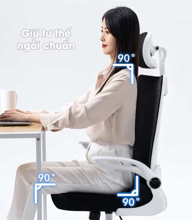 Ghế làm việc học tập công thái học Ergonomic YZ1379 5