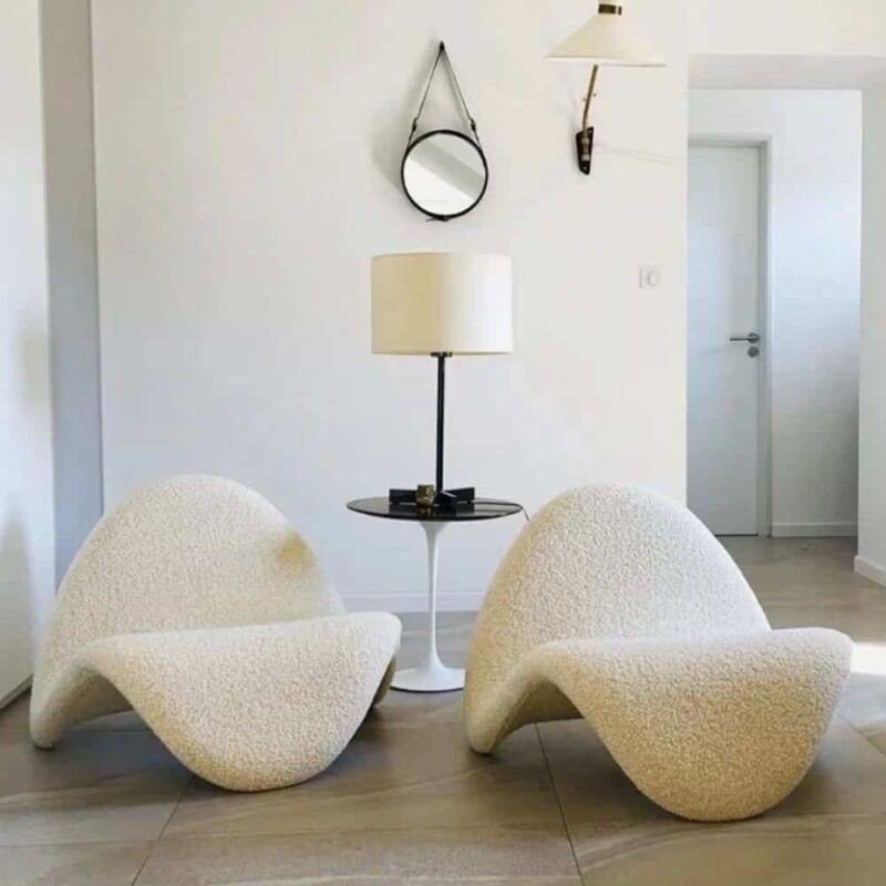 Ghế sofa SNAKE lông cừu thư giãn kiểu Bắc Âu YF050 2