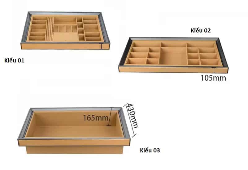 Giá đựng phụ kiện trang sức bằng da cao cấp RB3743A 6