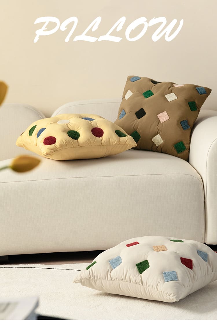 Gối sofa phòng khách họa tiết thêu đa màu PCH0634 9