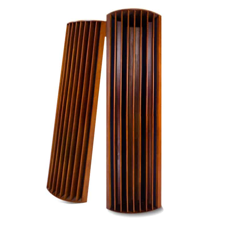 Hộp gỗ tán âm hai chiều QRD trang trí góc tường TGDW5 5