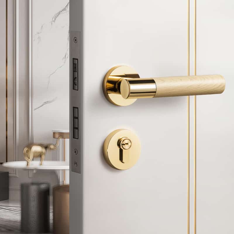 Khóa phân thể tay gỗ và hợp kim cao cấp MF6899 5