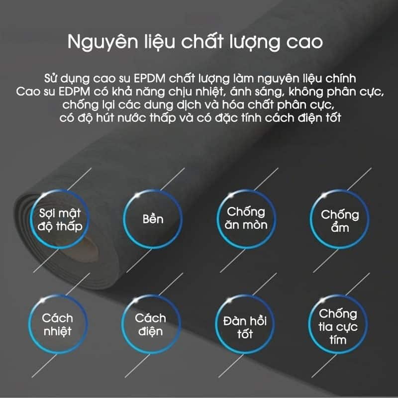 Thảm cuộn lót sàn tiêu âm cách nhiệt GH036 13