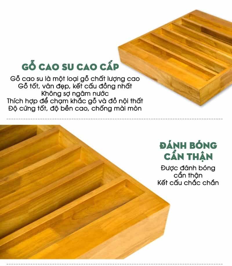 Vách gỗ cao su tán âm hiện đại đa năng TGDN1 6