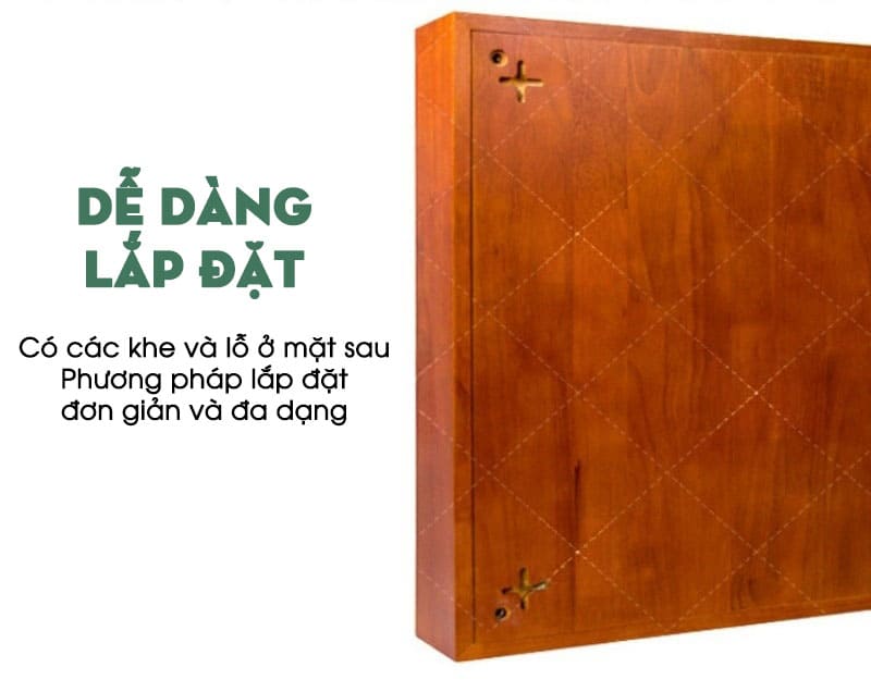 Vách gỗ tán âm hiệu quả màu gỗ gụ đẹp mắt TGD2 8