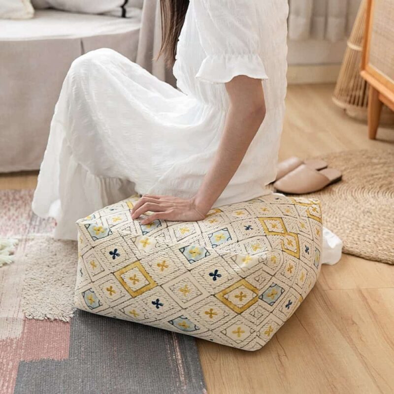 Vỏ bọc đôn hình vuông họa tiết jacquard PCH2391 2