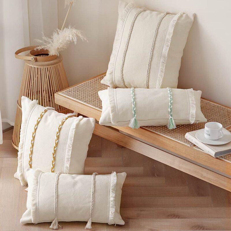 Vỏ gối tựa lưng trang trí phong cách Bắc Âu PCH9682 1