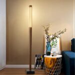 Đèn cây đứng phòng ngủ tối giản bằng gỗ F2295