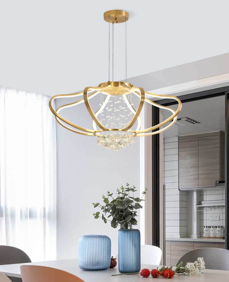 Đèn lồng thả trần sang trọng bằng đồng MC7036 4