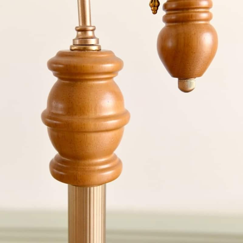 Đèn sàn bằng gỗ nguyên khối cổ điển BL5116 5