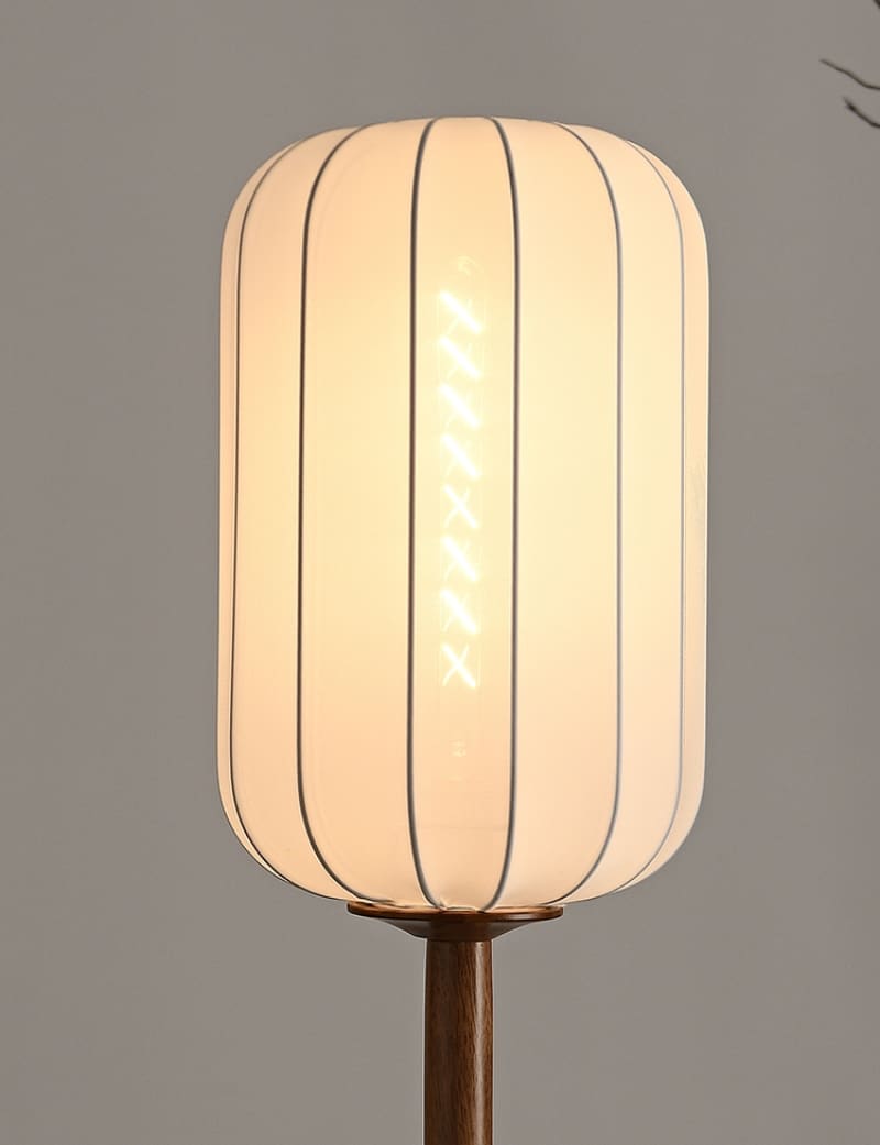 Đèn sàn bằng gỗ phong cách Á Đông JX191 6