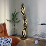 Đèn sàn thép không gỉ phòng ngủ nghệ thuật H9461