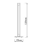 Đèn sàn thép không gỉ tối giản hiện đại LH5179