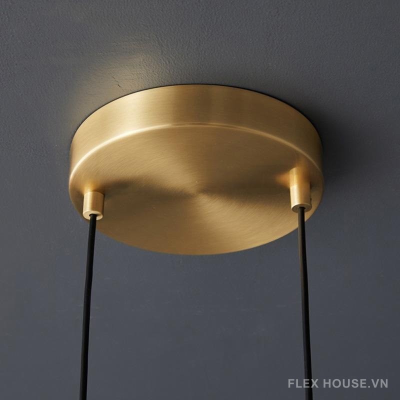 Đèn thả trần đồng hình ống trụ hiện đại FLM003 7