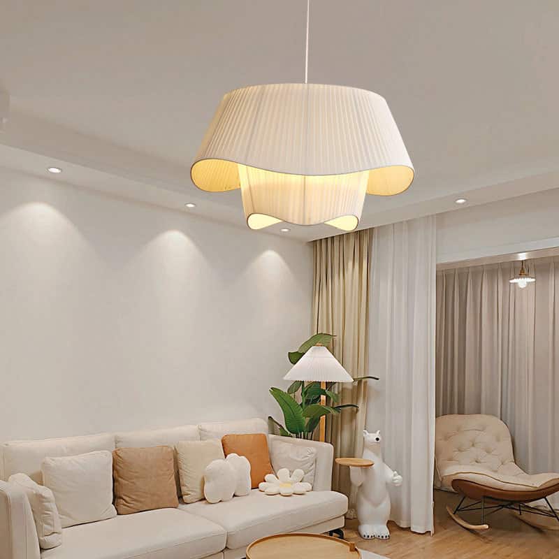 Đèn thả trần phòng ngủ sáng tạo bằng vải XLF6139 5