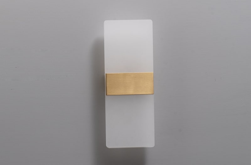 Đèn tường bằng đồng hình chữ nhật tối giản HM060 6