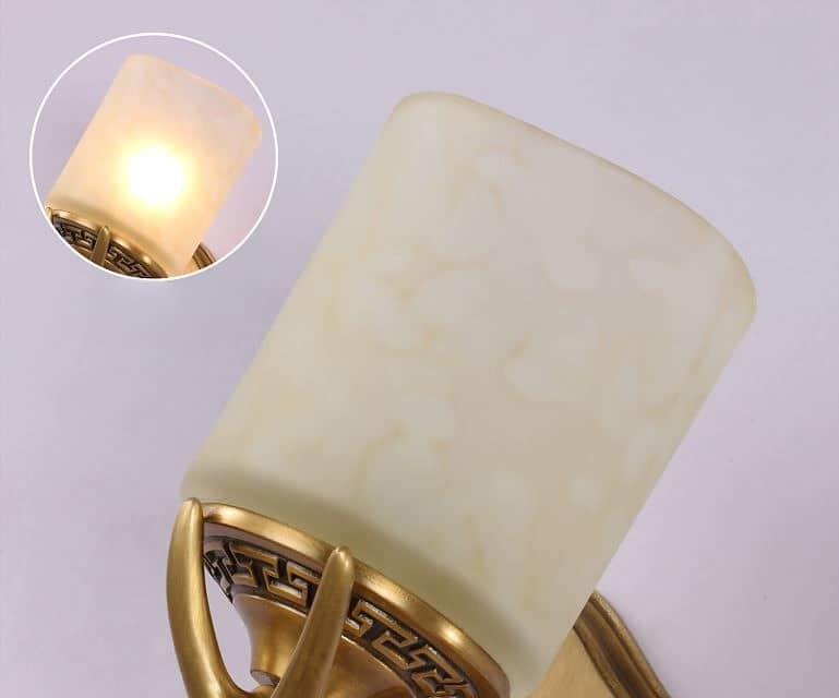 Đèn tường cổ điển nhung hươu bằng đồng TM6728 5