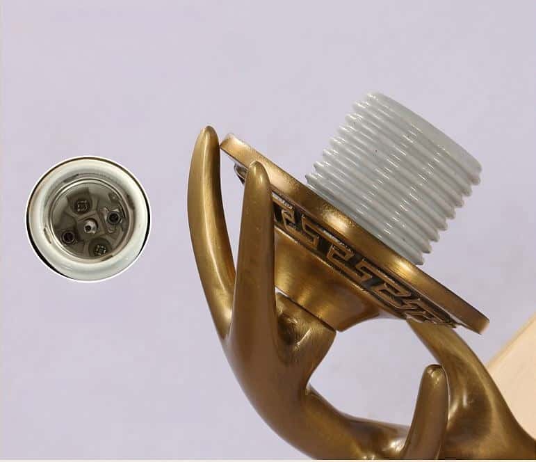 Đèn tường cổ điển nhung hươu bằng đồng TM6728 7
