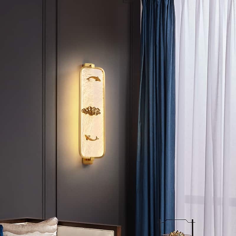 Đèn tường đầu giường song ngư bằng đồng MC5151 3