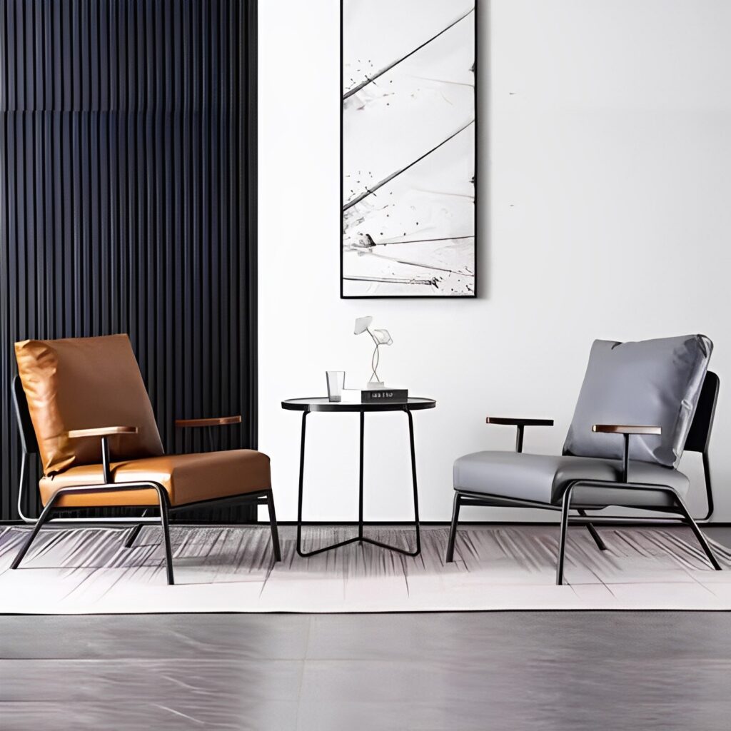 Bộ bàn ghế sofa sắt nghệ thuật hiện đại tối giản JC6501 4